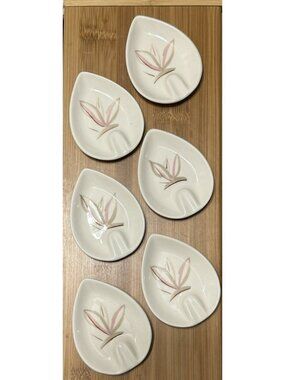 WINFIELD SMALL SINGLE REST ASHTRAYS SET OF 6 VINTAGE 1950s MADE IN THE USA